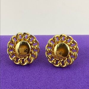 💛 Elegant Monet 22k Gold Plated Chain Earrings